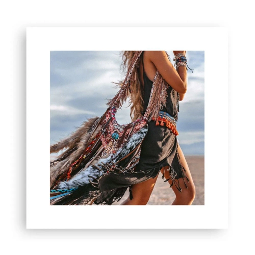 Affisch - Shamanens flicka - 30x30 cm