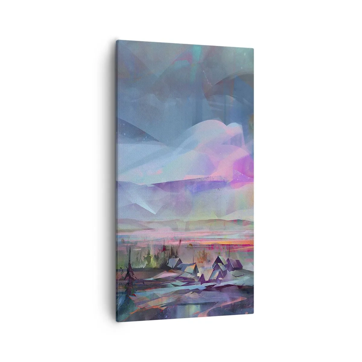 Canvastavla - Bild på duk - Under en vänlig himmel - 55x100 cm