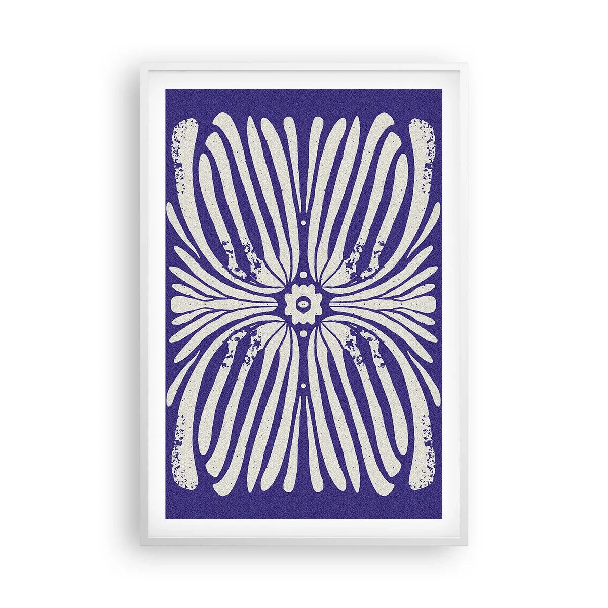 Affisch i vit ram - Etnisk inspiration - 61x91 cm