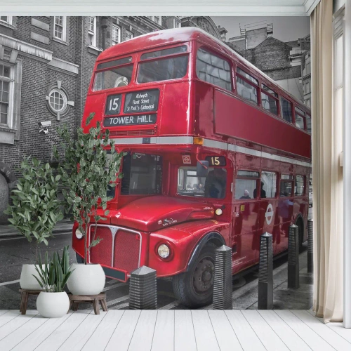 Fototapet på mått Självhäftande Deluxe Sticker - Alltid samma - Stad, London, Arkitektur