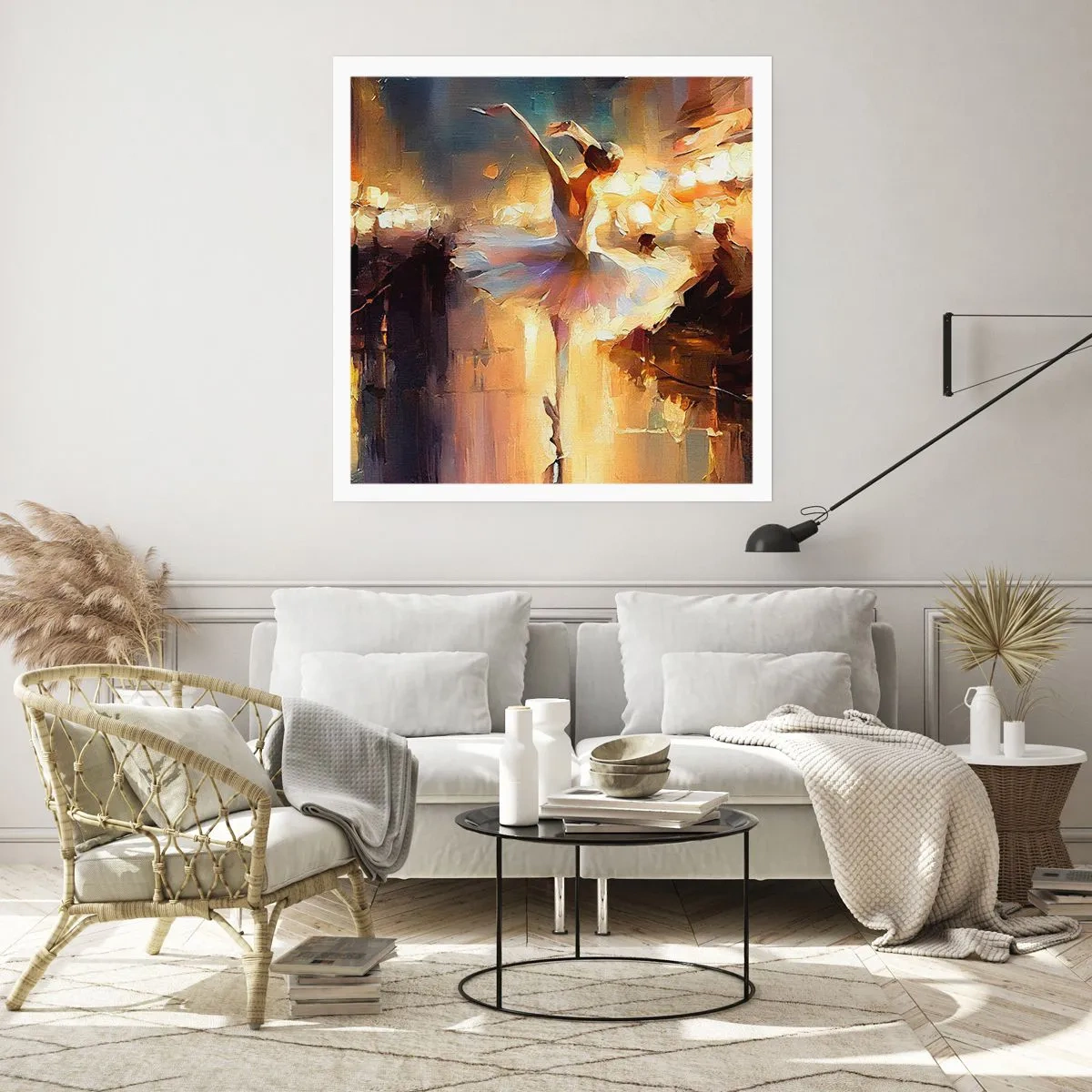 Affisch - Ett mirakel på gatan - 40x40 cm