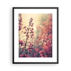 Affisch i svart ram - Hemlighetsfull trädgård - 40x50 cm