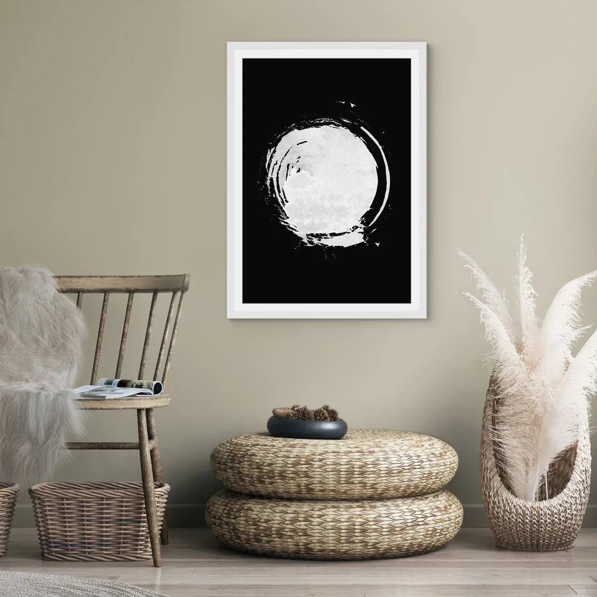 Affisch i vit ram - Den goda vägen ut - 30x40 cm