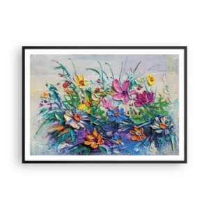 Affisch i svart ram - Icke stilleben - 100x70 cm