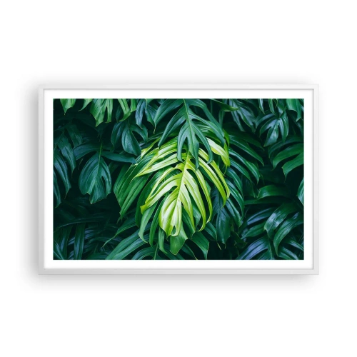 Affisch i vit ram - Doppa sig i fräschheten - 91x61 cm