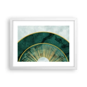 Affisch i vit ram - Ett annorlunda solsystem - 40x30 cm