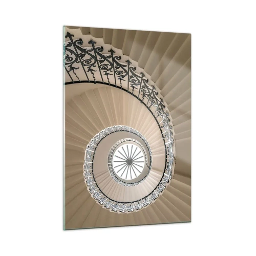 Glastavla - Bild på glas - I musslans mitt - 50x70 cm