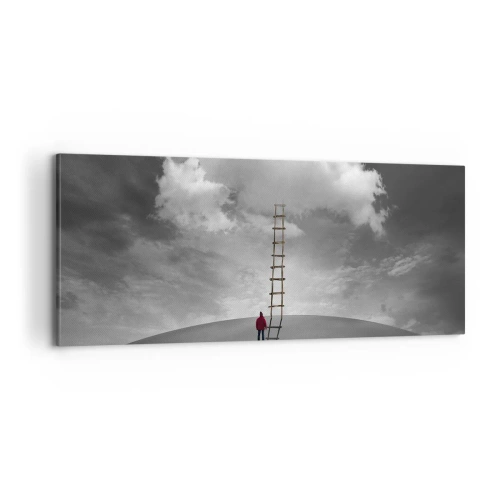 Canvastavla - Bild på duk - Allt är möjligt - 100x40 cm