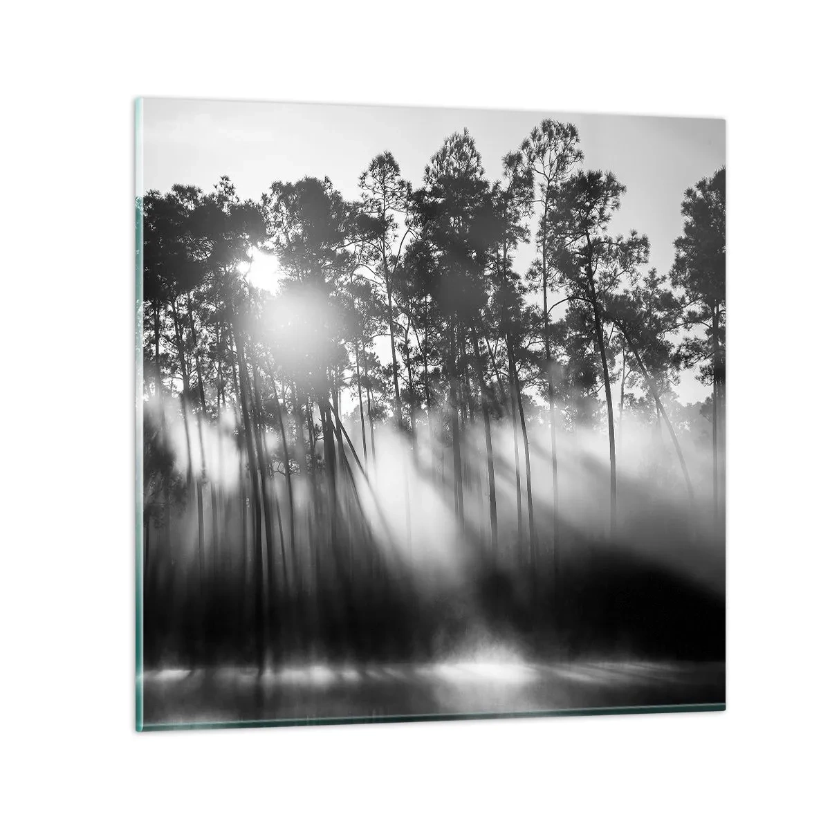 Glastavla - Bild på glas - Ostoppad sol - 30x30 cm