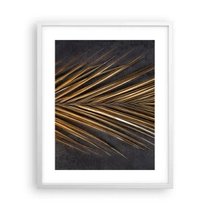 Affisch i vit ram - Tropikens guld - 40x50 cm