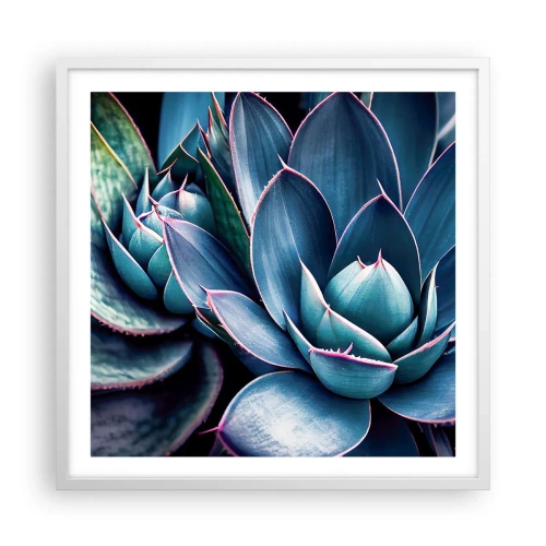 Affisch i vit ram - Vital kraft - 60x60 cm