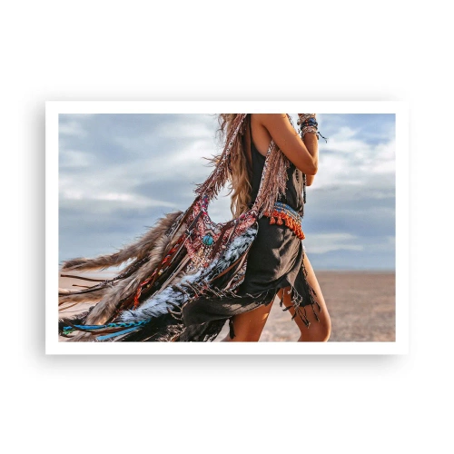 Affisch - Shamanens flicka - 100x70 cm