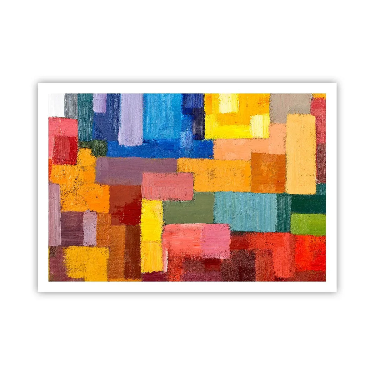 Affisch - Alla olika, alla färgglada - 100x70 cm