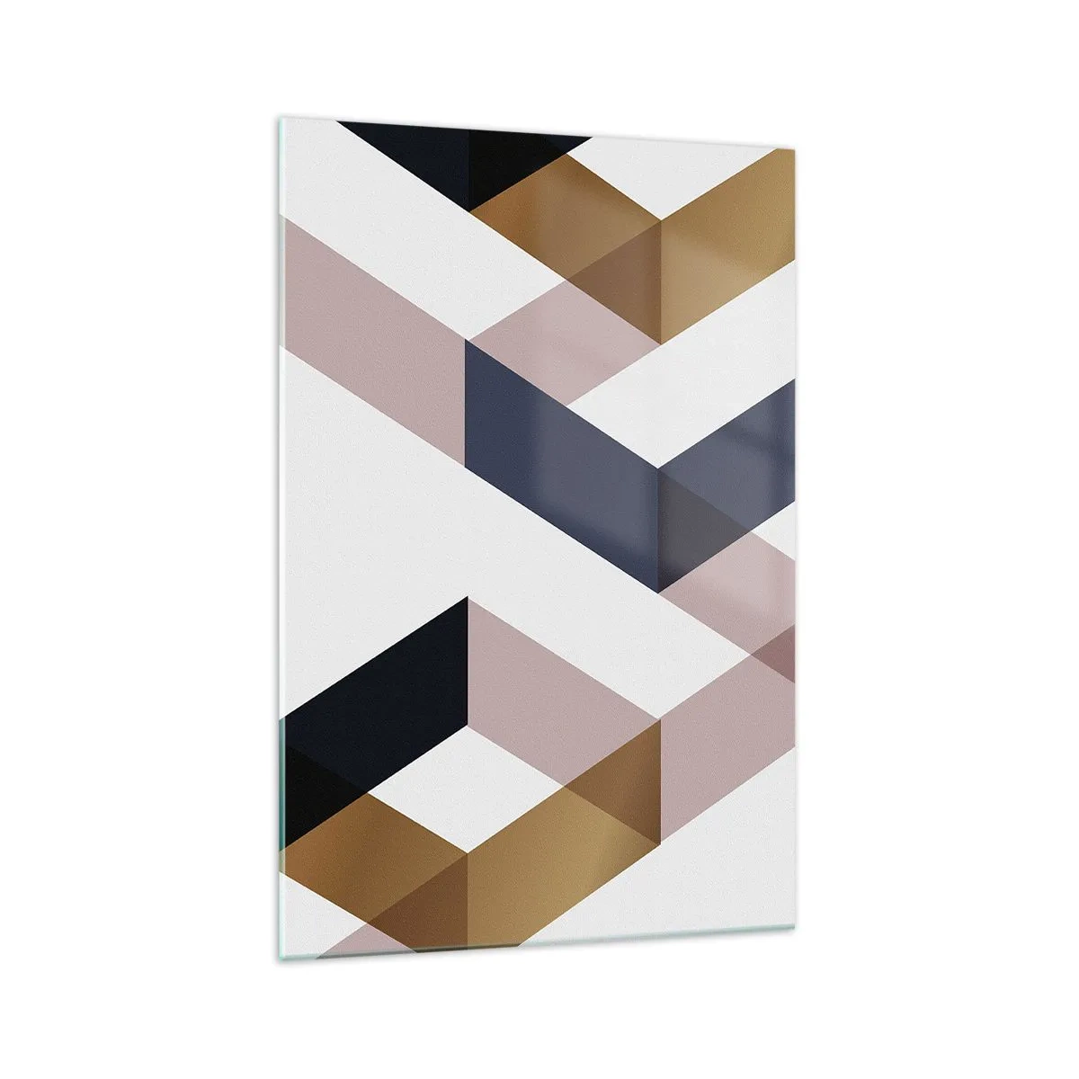 Glastavla - Bild på glas - Plan och vinklar - 70x100 cm