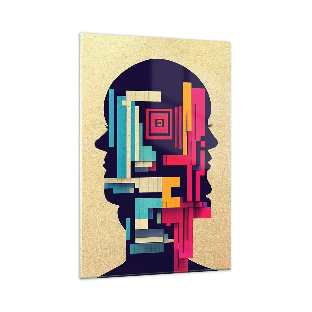 Glastavla - Bild på glas - Nya band - 80x120 cm