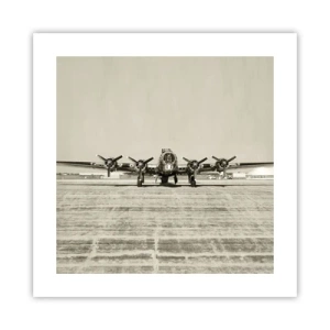 Affisch - Redo som vanligt - 40x40 cm