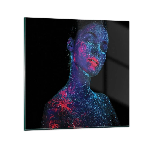 Glastavla - Bild på glas - I sjärndammet - 60x60 cm