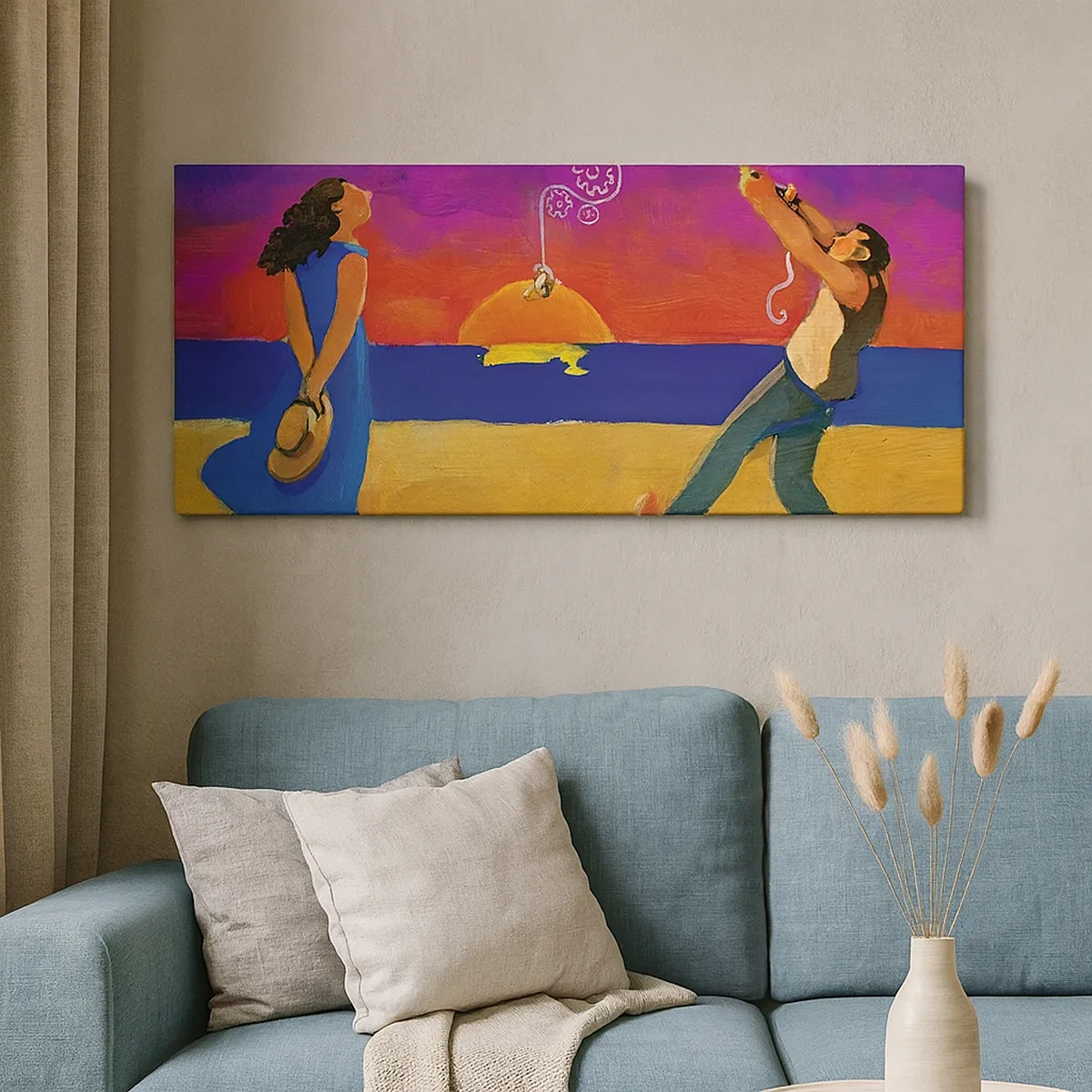 Canvastavla - Bild på duk - Mer än en stjärna från himlen - 30x30 cm