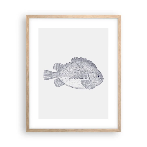 Affisch i ram av ljusek - Till naturforskarens album - 40x50 cm