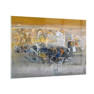 Glastavla - Bild på glas - Allt blir bra - 100x70 cm