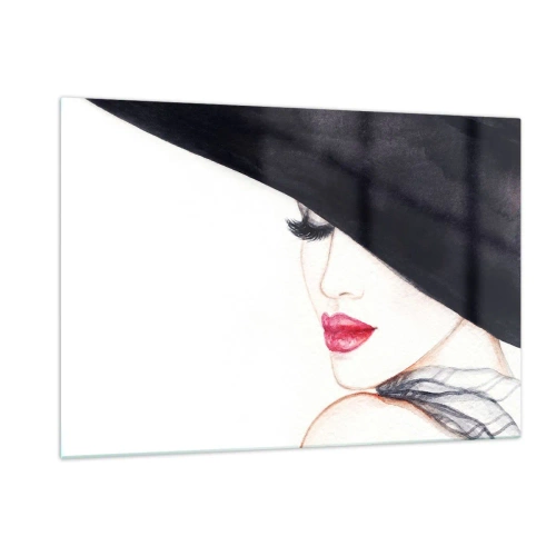 Glastavla - Bild på glas - Elegans och sensualitet - 120x80 cm