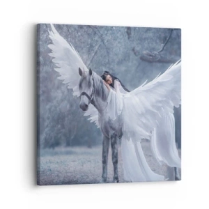 Canvastavla - Bild på duk - En stund full av inspiration - 30x30 cm