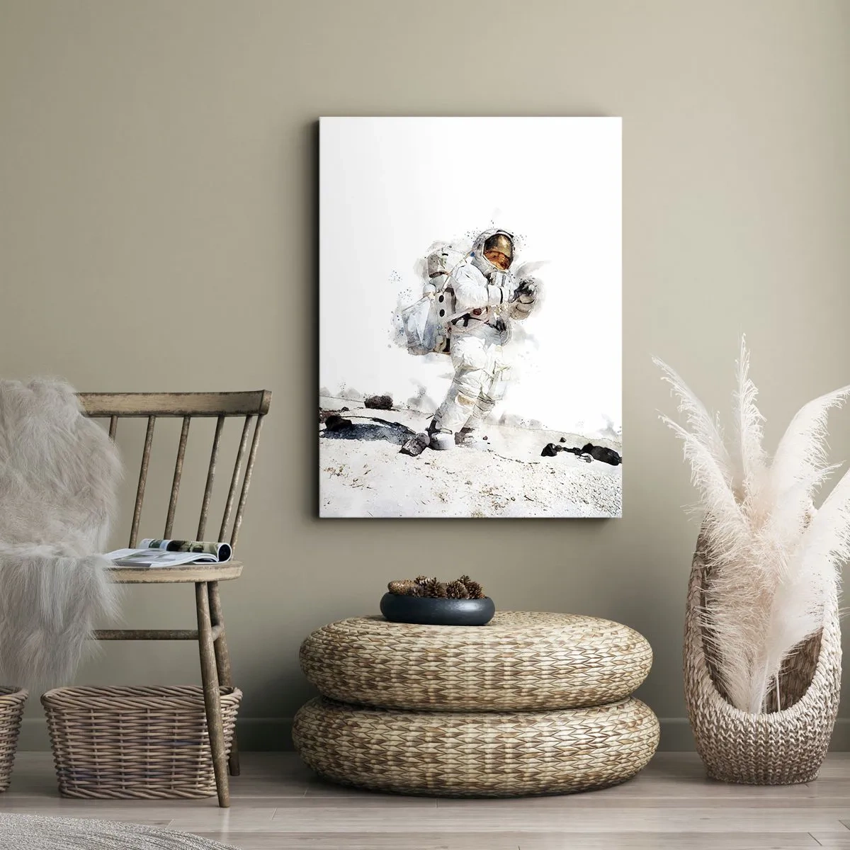 Canvastavla - Bild på duk - Jordens sändebud - 45x80 cm