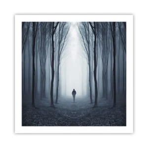 Affisch - Och allt är enkelt och klart - 60x60 cm