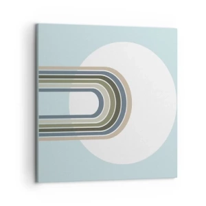 Canvastavla - Bild på duk - Ostoppad attraktionskraft - 50x50 cm