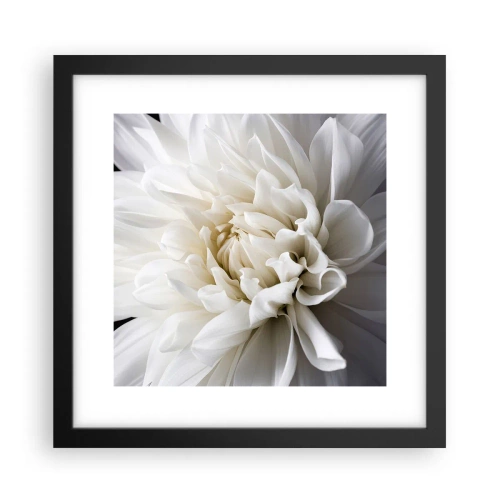 Affisch i svart ram - En bruds morgon - 30x30 cm