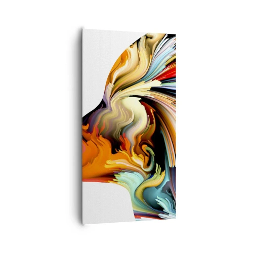 Canvastavla - Bild på duk - Fantasin exploderar - 65x120 cm