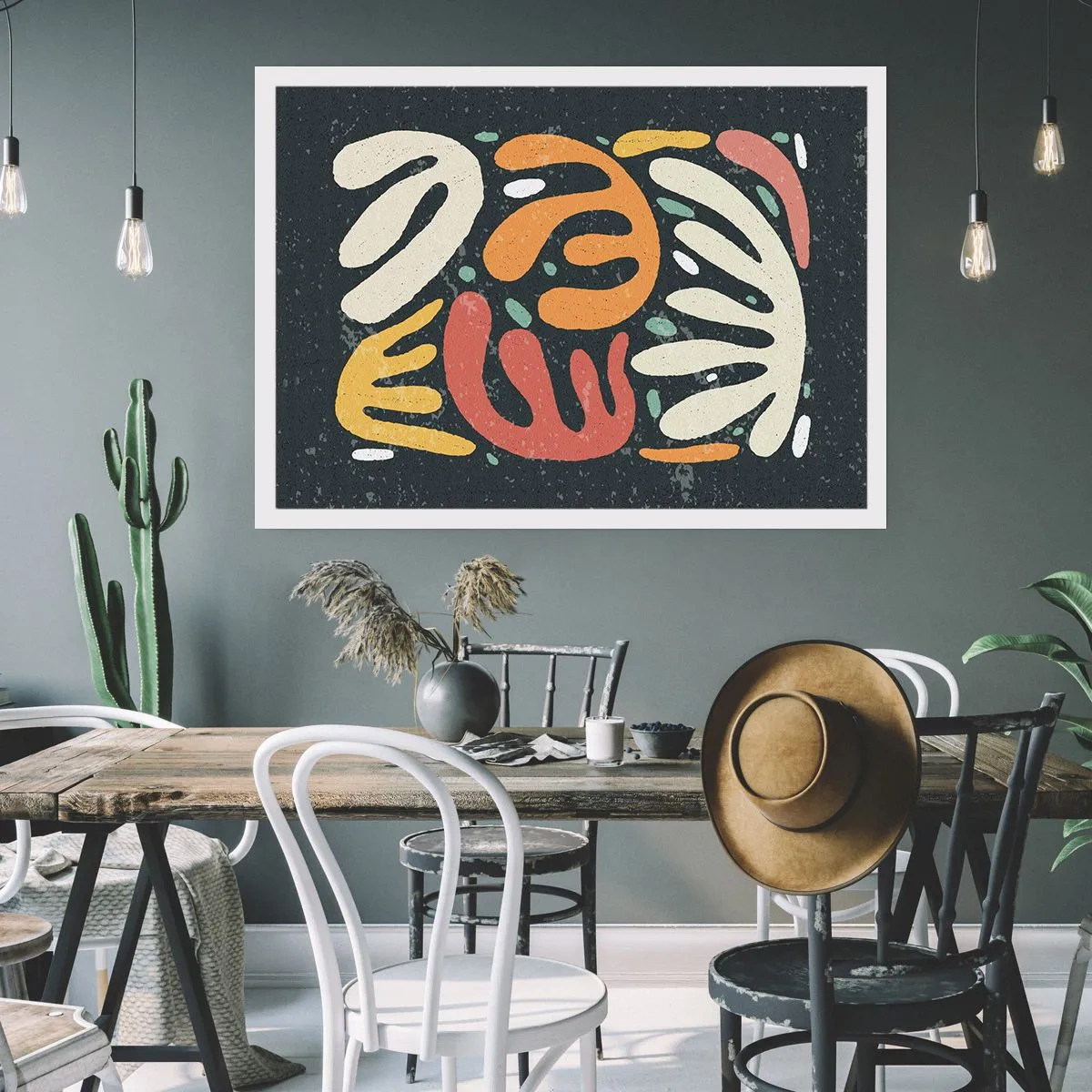 Affisch - Komposition - Jag tar snart tag i dig  - 91x61 cm