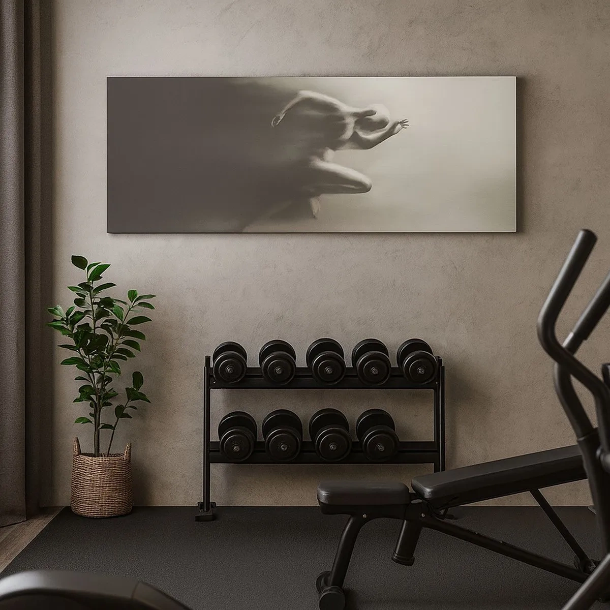 Canvastavla - Bild på duk - Omöjlig att stoppa - 100x40 cm