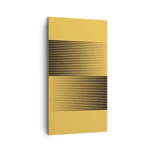 Canvastavla - Bild på duk - Motsatsernas kvadrat - 45x80 cm