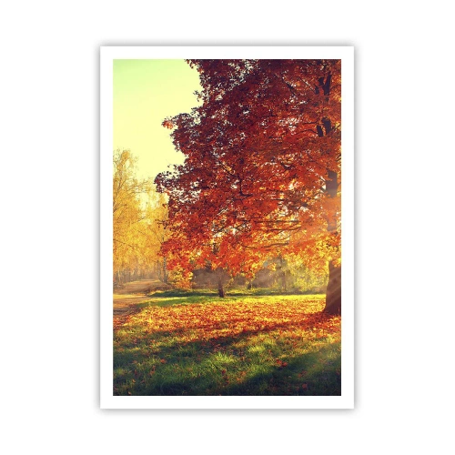 Affisch - Rött är vackert - 70x100 cm