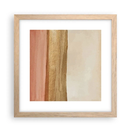 Affisch i ram av ljusek - Vertikal komposition - 30x30 cm