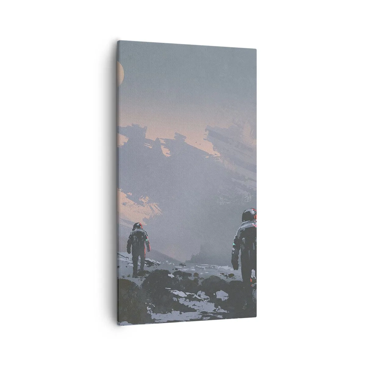 Canvastavla - Bild på duk - Under en okänd stjärna - 55x100 cm