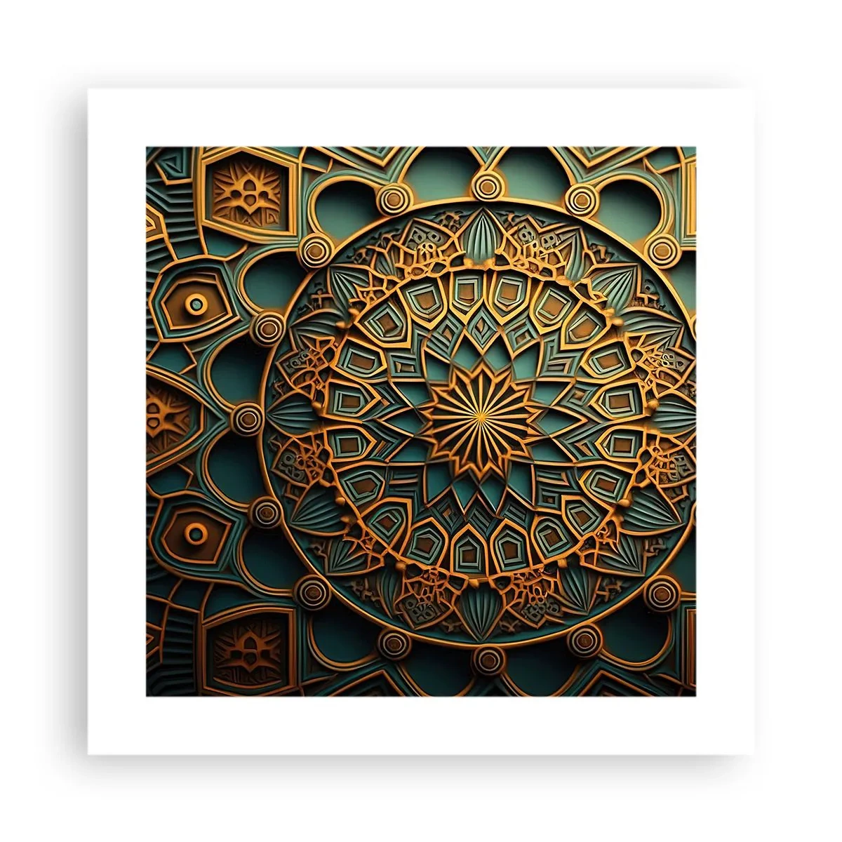 Affisch - I ett arabiskt klimat - 40x40 cm