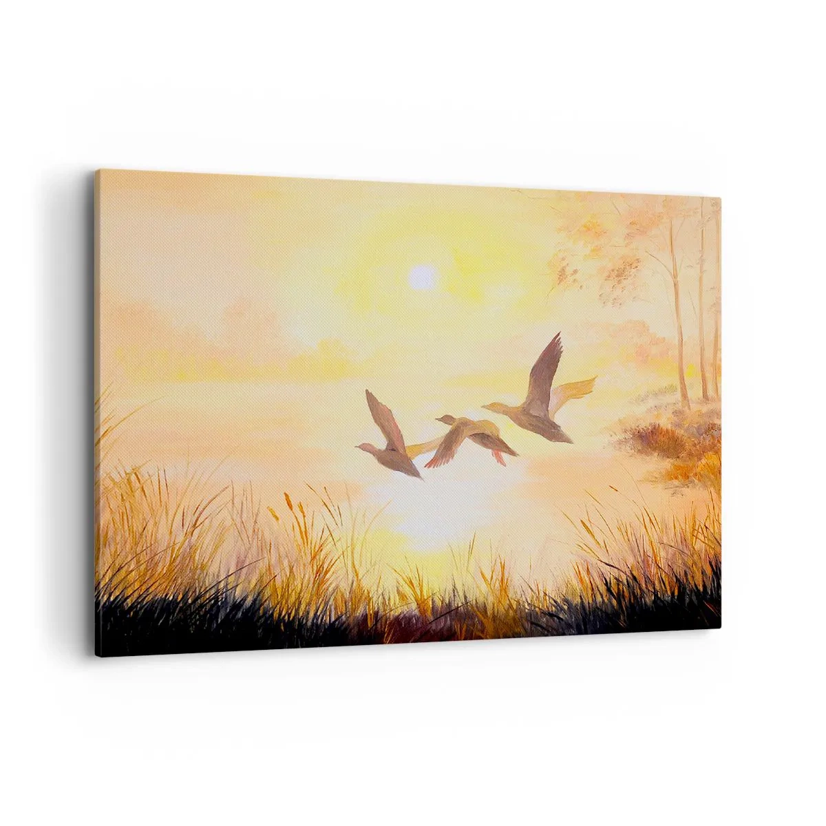 Canvastavla - Bild på duk - Början av en lång resa - 100x70 cm