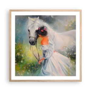 Affisch i ram av ljusek - Ur en vacker dröm - 60x60 cm