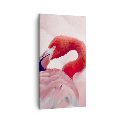 Canvastavla - Bild på duk - Fågelns skönhet - 55x100 cm