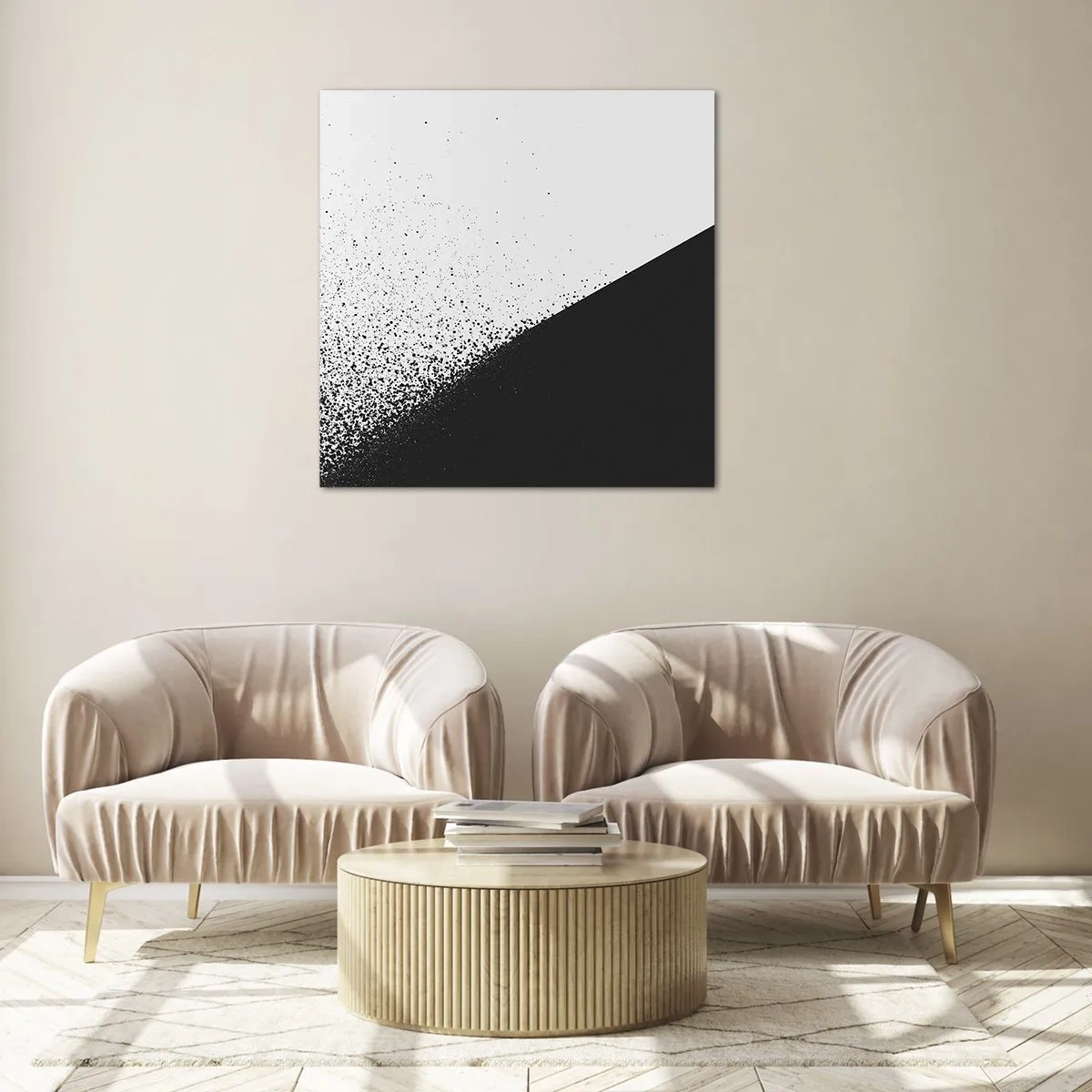Glastavla - Bild på glas - Snabbare, mer - 40x40 cm