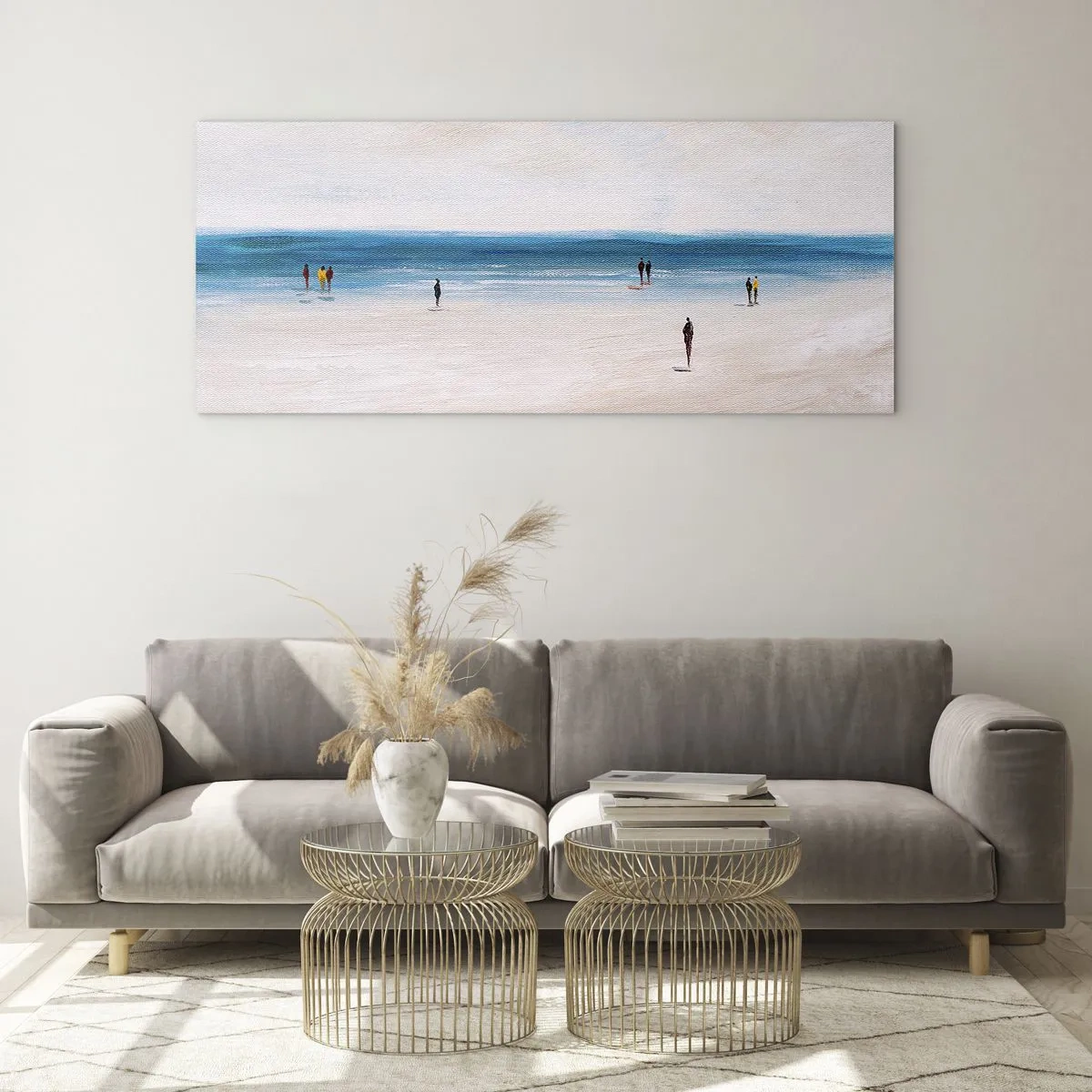 Glastavla - Bild på glas - Ett naturligt behov - 100x40 cm