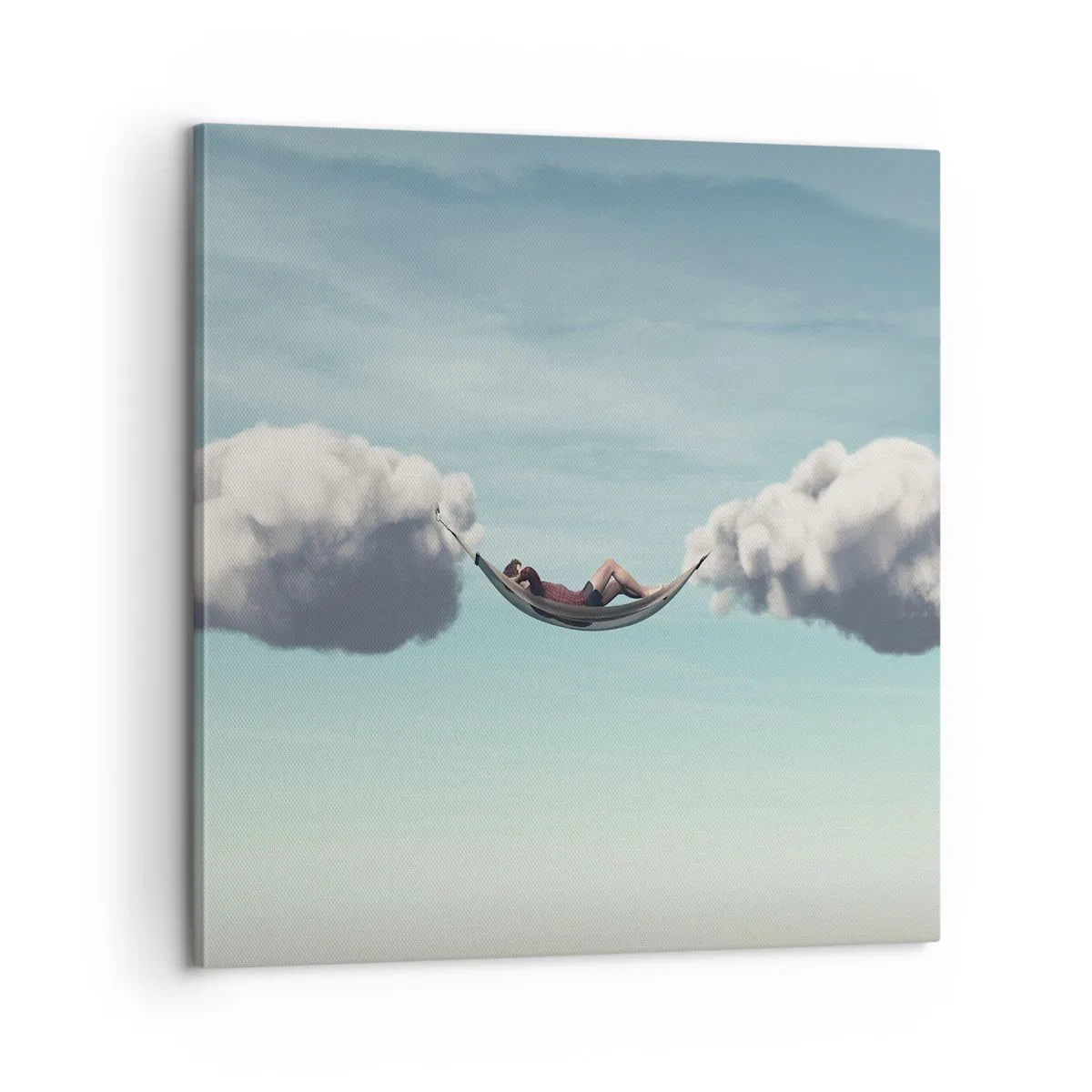 Canvastavla - Bild på duk - Stundens salighet - 60x60 cm