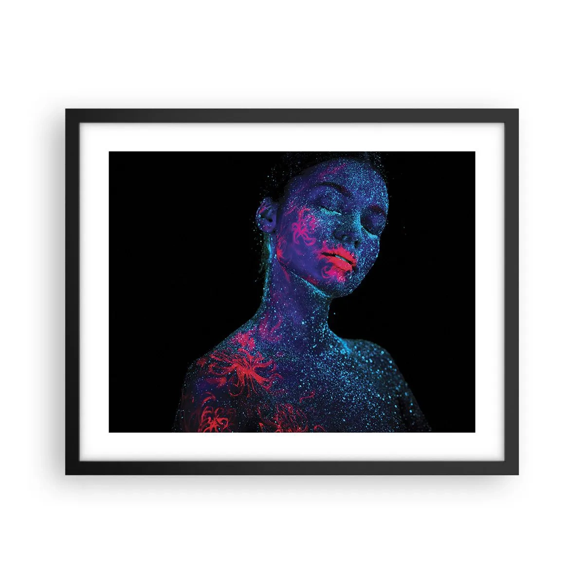 Affisch i svart ram - I sjärndammet - 50x40 cm