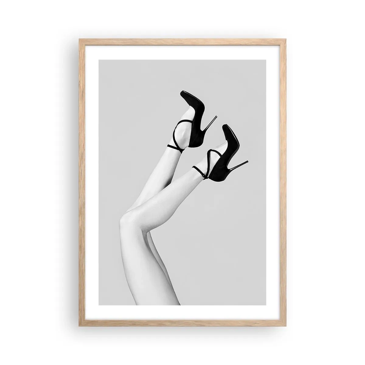 Affisch i ram av ljusek - Upp och ner - 50x70 cm