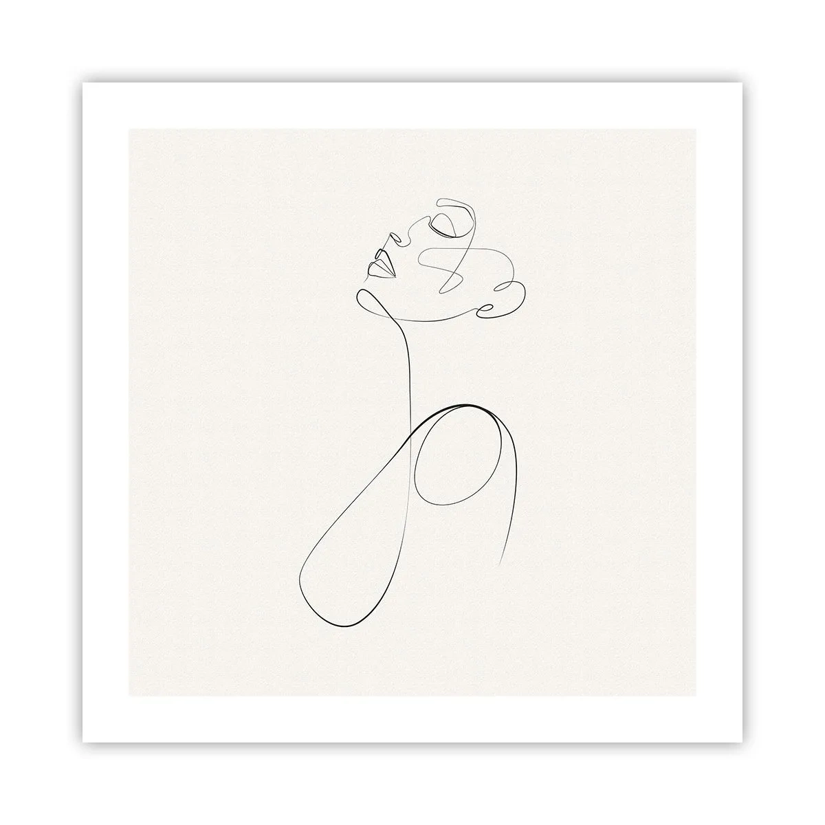 Affisch - Förvirrad i drömmarna - 50x50 cm