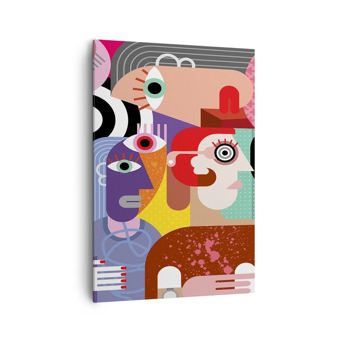 Canvastavla - Bild på duk - Vi är från Picasso - 70x100 cm