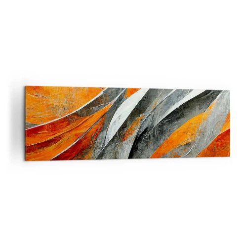 Canvastavla - Bild på duk - Värme och kyla - 160x50 cm