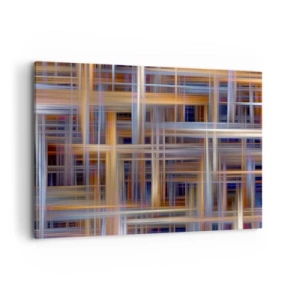 Canvastavla - Bild på duk - Vävd av ljus - 120x80 cm